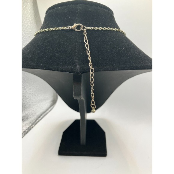 Vintage Wooden Circles and Beads Brass-Tone 22.25 Inch Necklace! - Picture 5 of 7